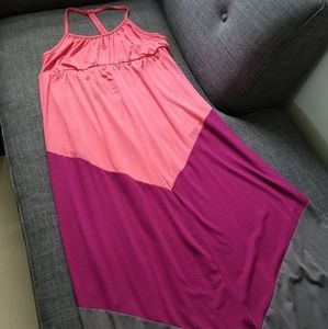 Massimo Supply Co racerback colorblock maxi